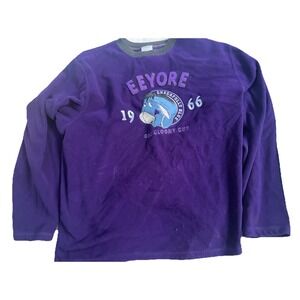 Disney Purple Eeyore Crewneck Sweatshirt